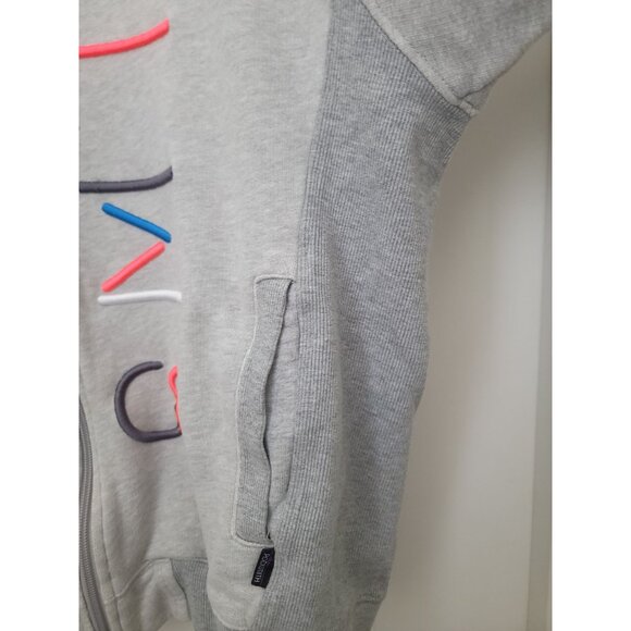 Rocksmith Tokyo New Money Spell Out Embroidered Zip Up Hoodie Streetwear Sz L - Picture 8 of 8